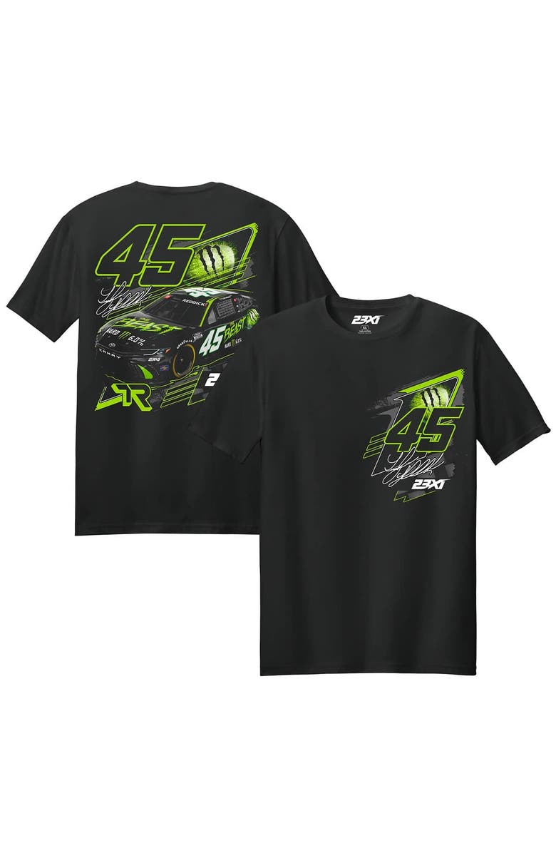 23XI Racing Men's 23XI Racing Black Tyler Reddick Beast Car T-Shirt, Main, color, Black