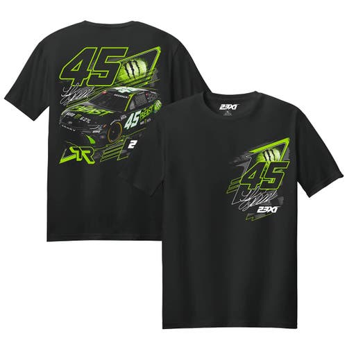 23xi Racing Black Tyler Reddick Beast Car T-shirt In Black
