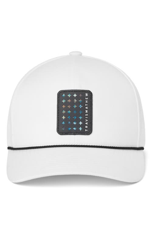Travismathew Welcome Tour Baseball Cap In White