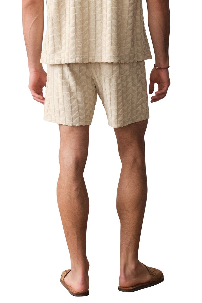 Leo Terry Drawstring Shorts, Alternate, color, NATURAL GEO