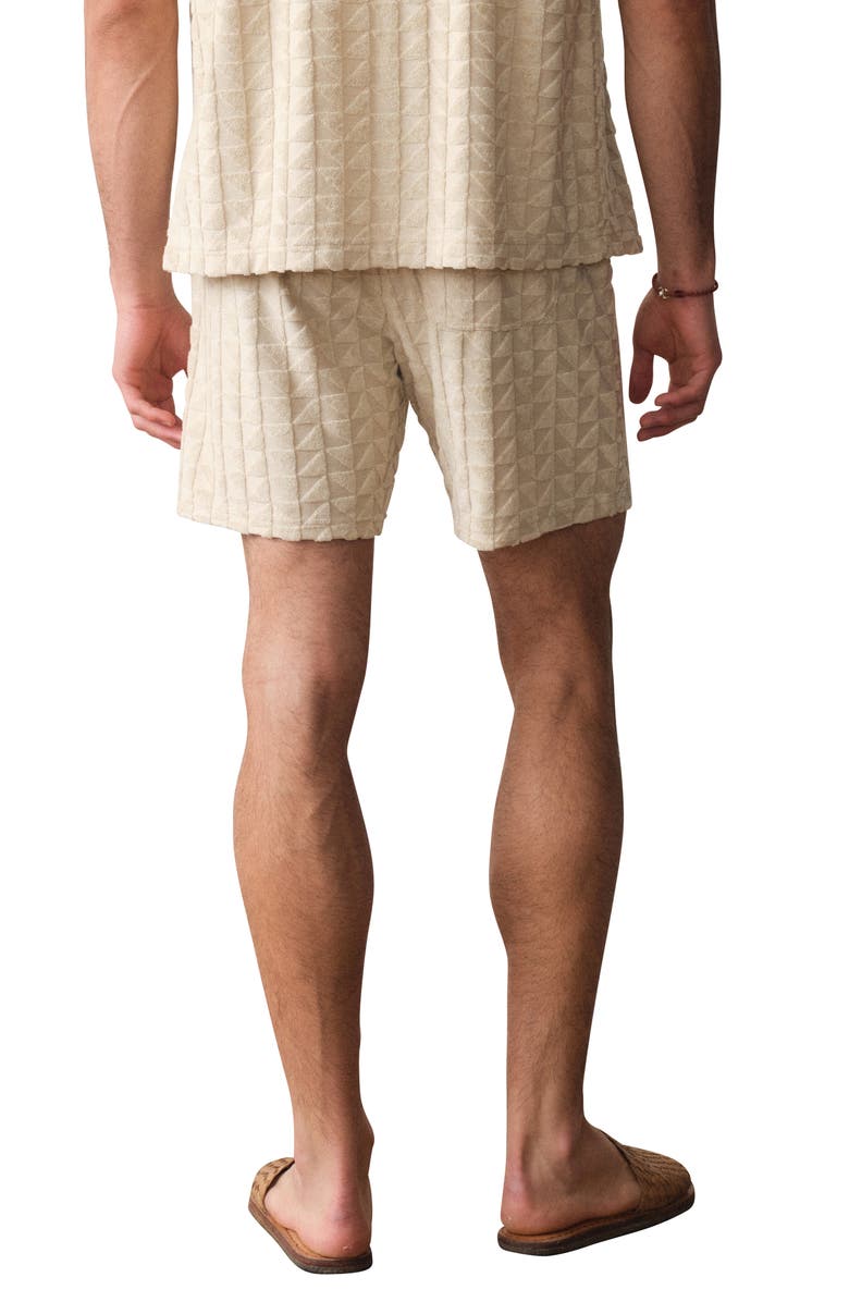 Marine Layer Leo Terry Drawstring Shorts, Alternate, color, Natural Geo