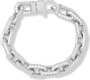 Melinda Maria Frankie Pavé Cubic Zirconia Link Bracelet