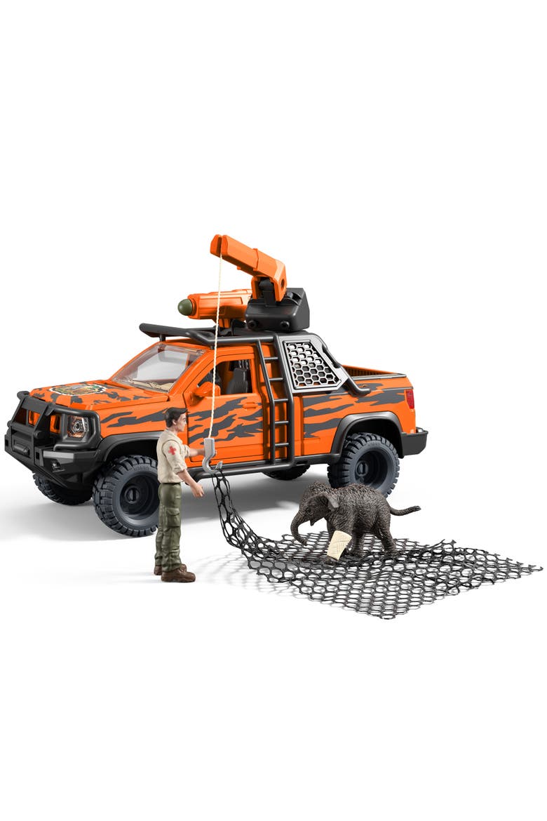 Wild Life, Off Road Adventure In The Jungle, 37 Piece Animal Rescue, Alternate, color, Multicolored