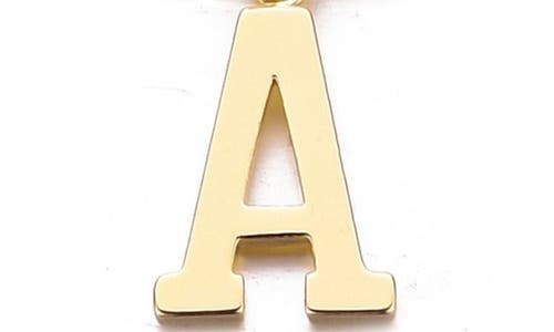 Adornia Initial Charm Tennis Bracelet In Gold