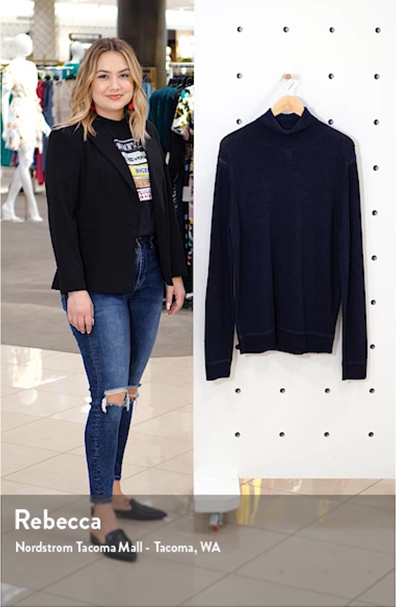 Merino Wool Garment Dye Turtleneck Sweater, sales video thumbnail