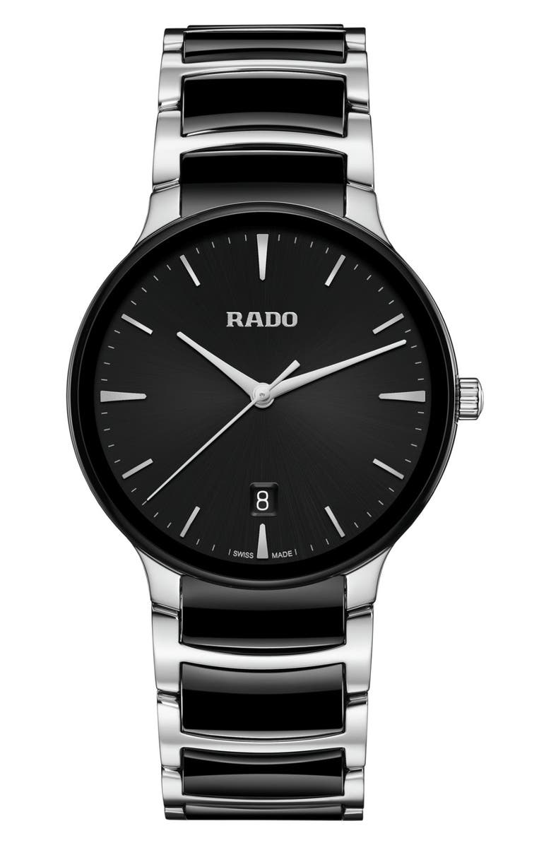 RADO Centrix Bracelet Watch, 39.5mm, Main, color, 