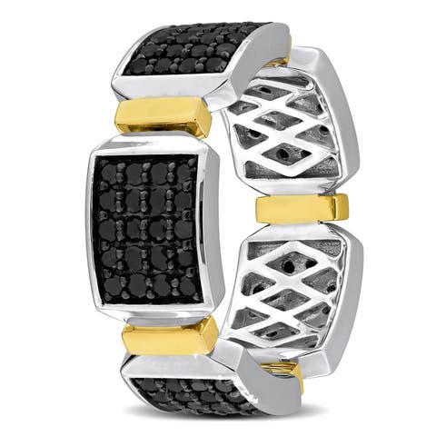 Men's Diamond Cluster Ring 14k Gold