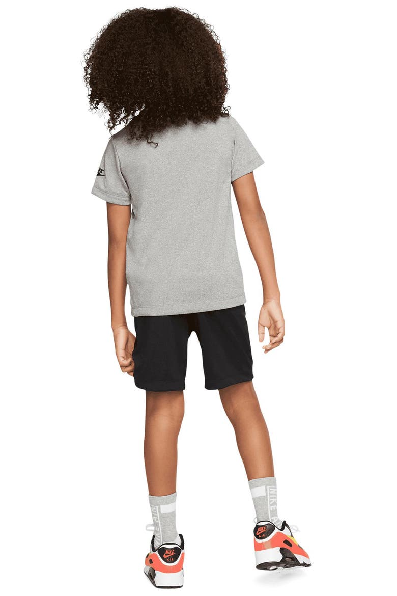 Kids' Futura Graphic Tee & Shorts Set, Alternate, color, BLACK