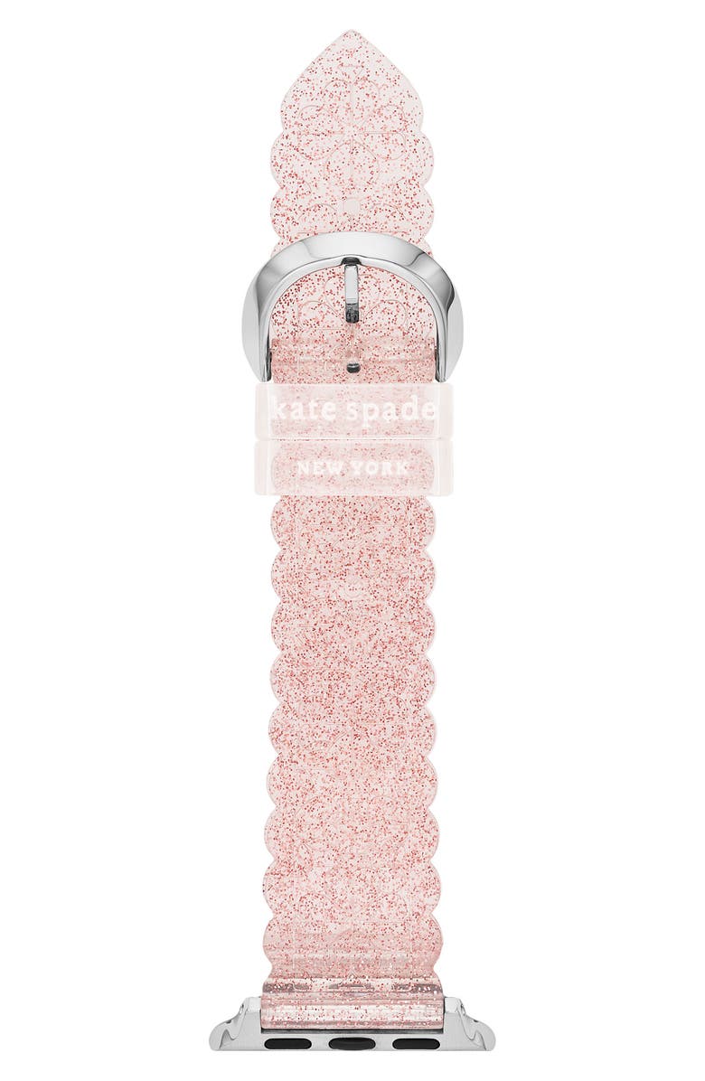 Kate Spade New York glitter 20mm Apple Watch<sup>®</sup> watchband, Main, color, 