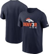 Nike Men's Nike Navy Denver Broncos Hometown Collection Denv3r T-Shirt