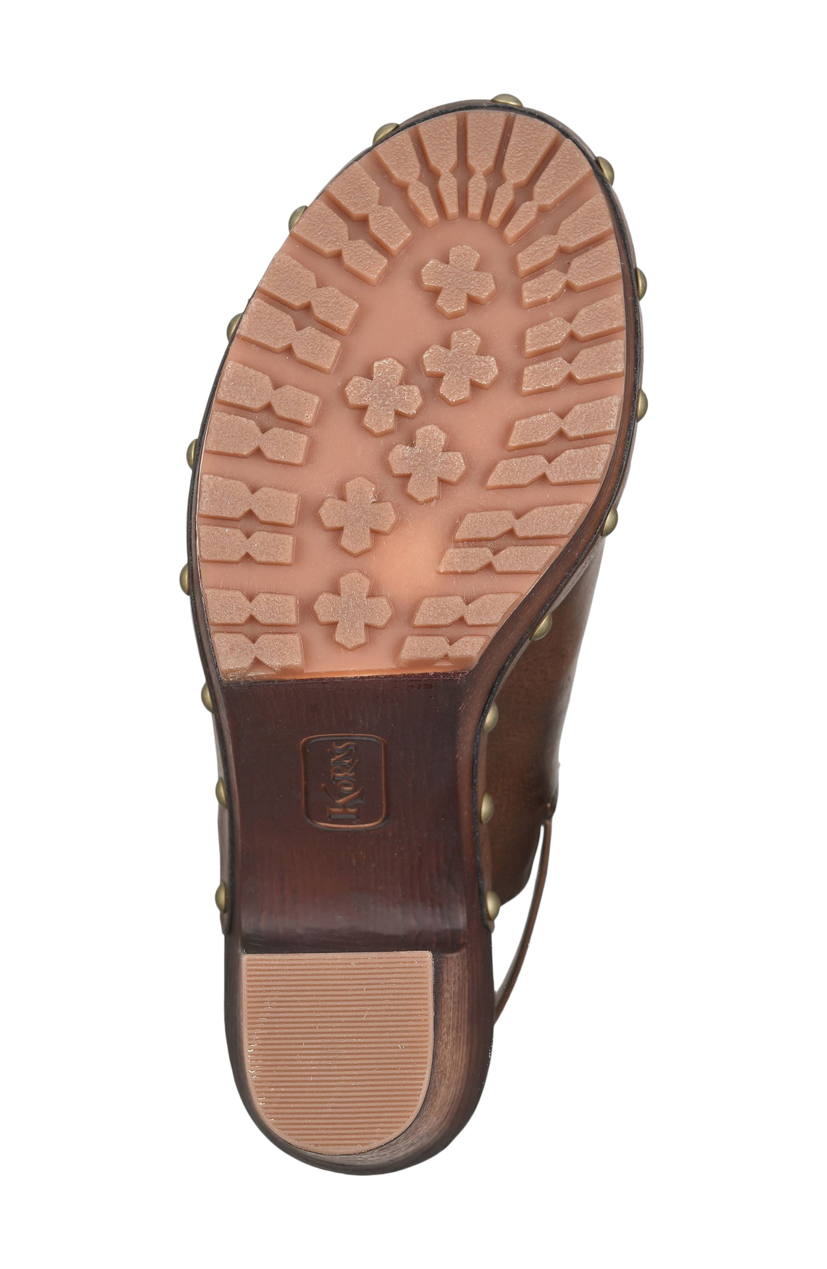 Anika Slingback Clog, Alternate, color, DARK BROWN