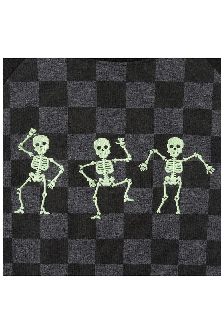 Kids' Skeleton T-Shirt & Pants Set, Alternate, color, BKA
