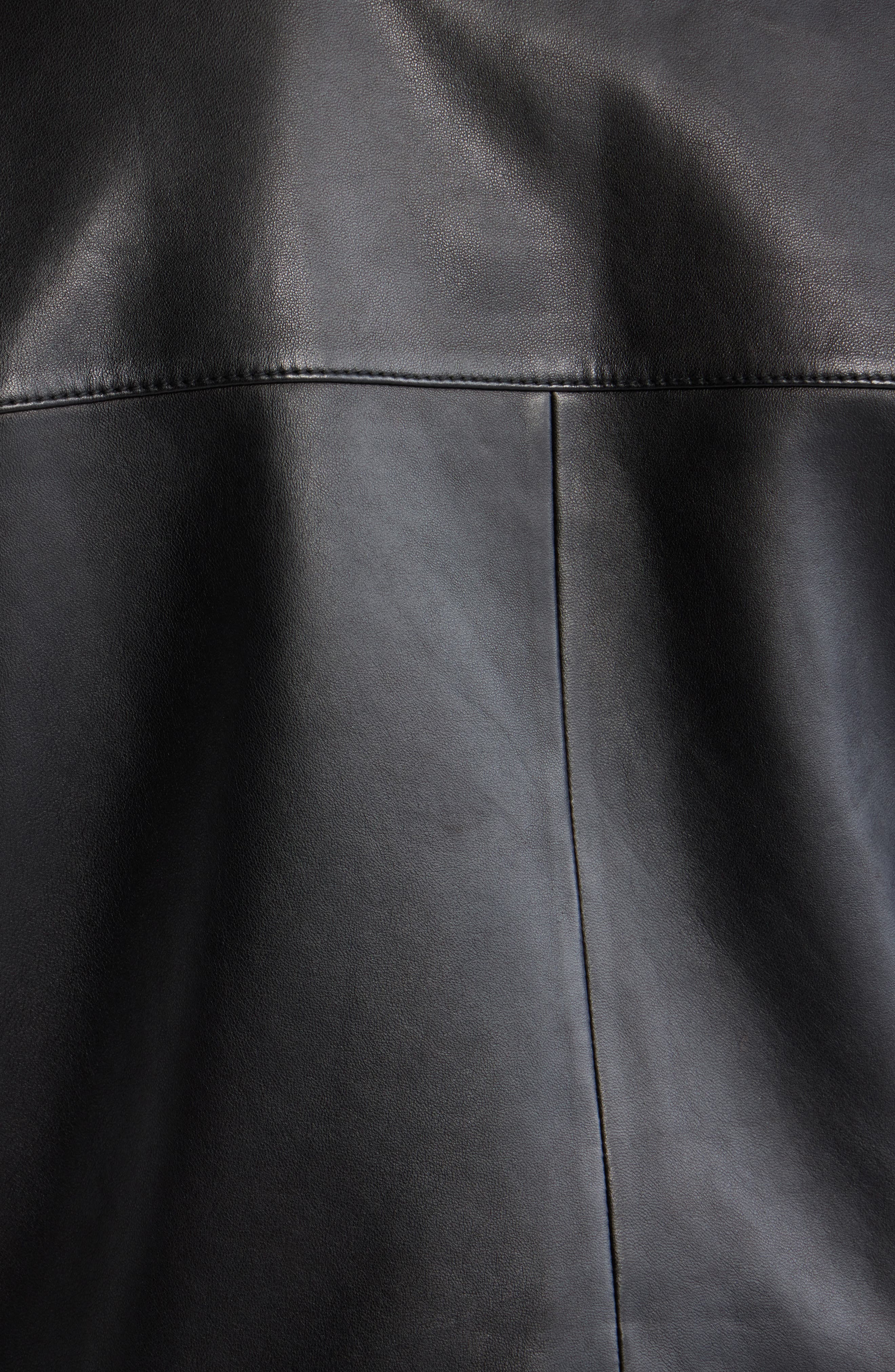 Женские куртки Madewell Shrunken Leather Zip Jacket — фото 5
