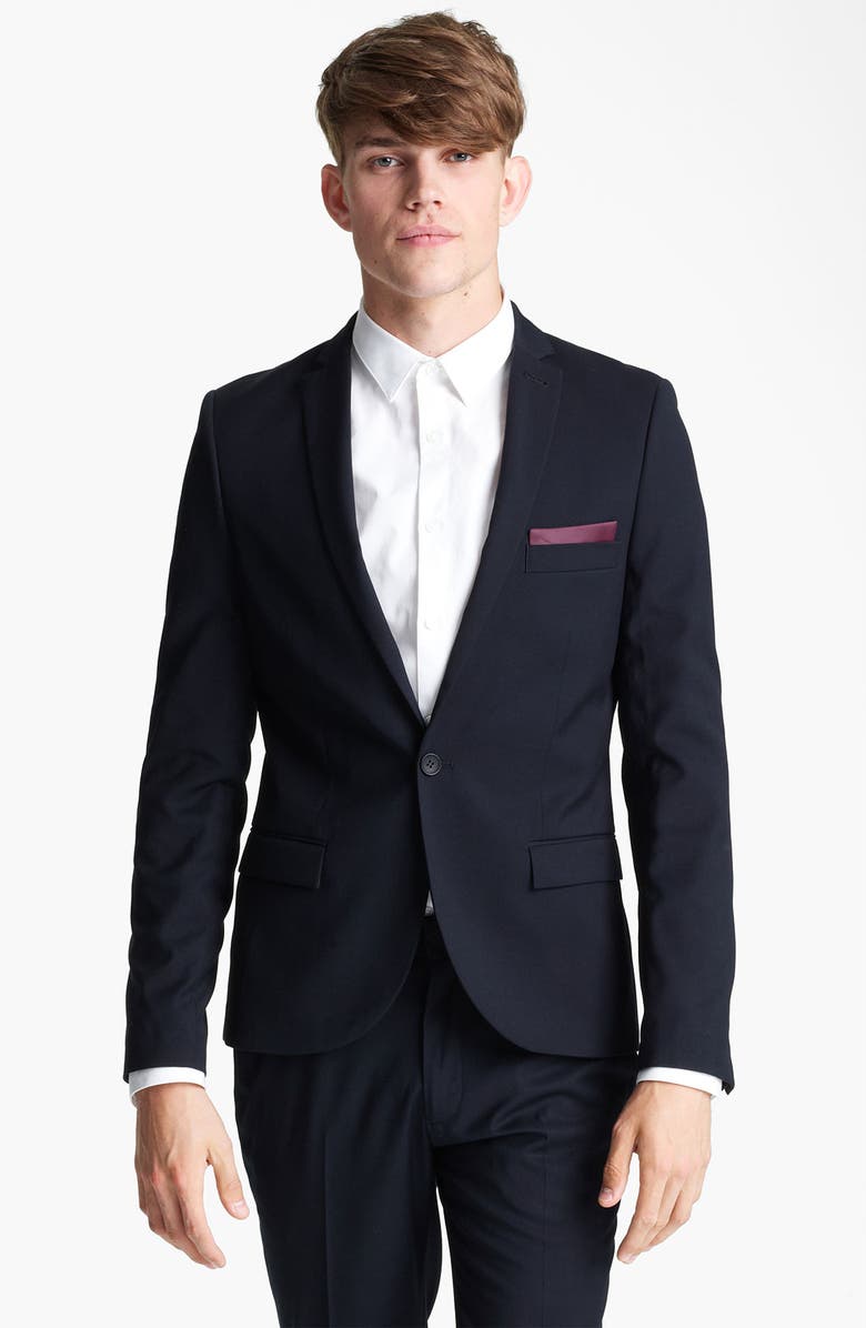 Topman Skinny Blazer, Main, color, 