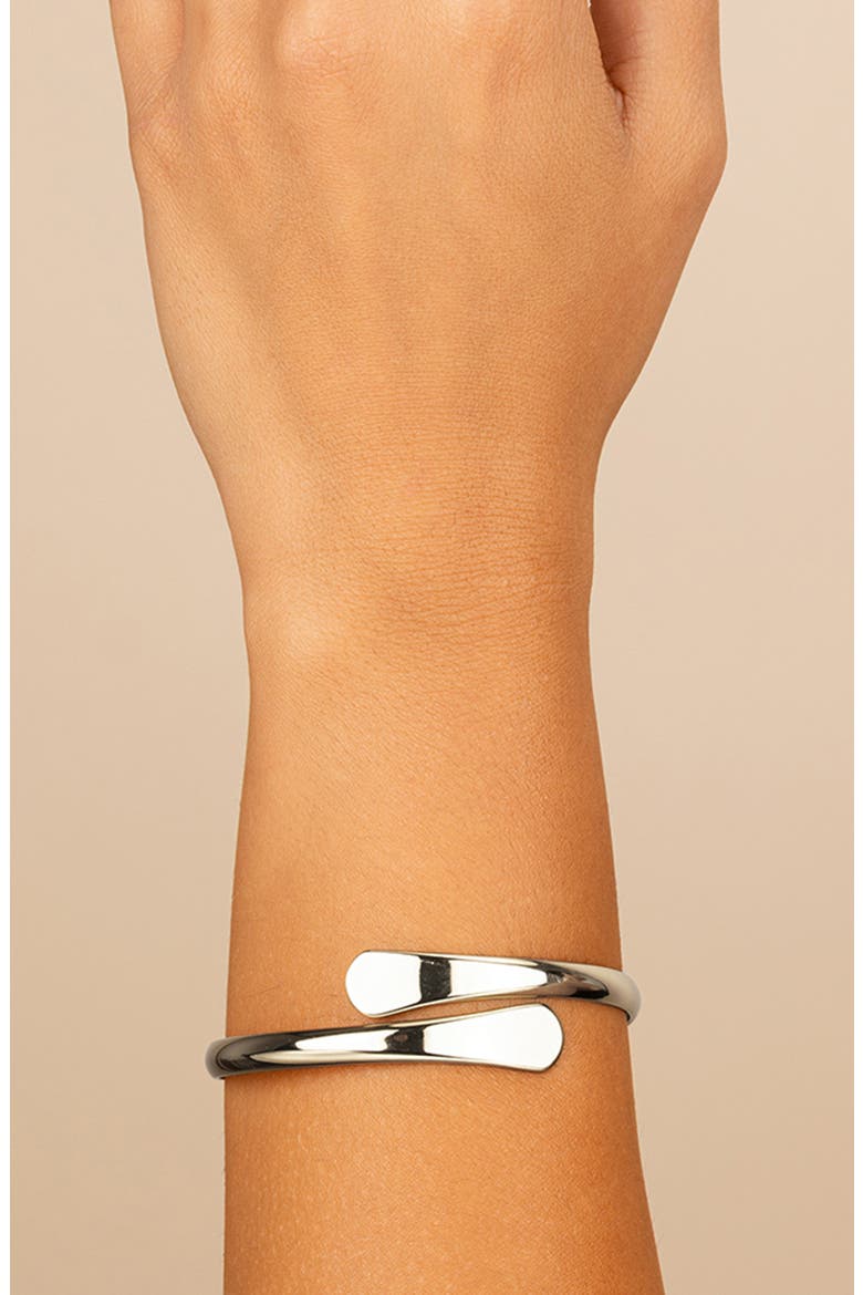Valeira Cuff Bracelet, Alternate, color, SILVER