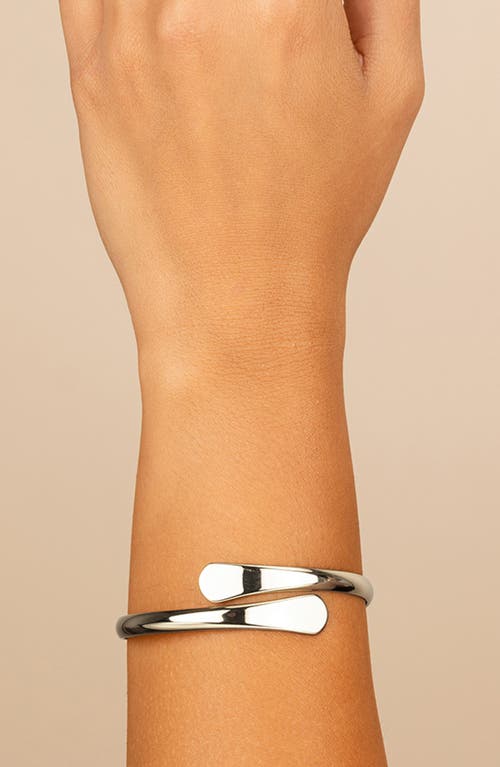 Sterling Forever Valeira Cuff Bracelet In Silver