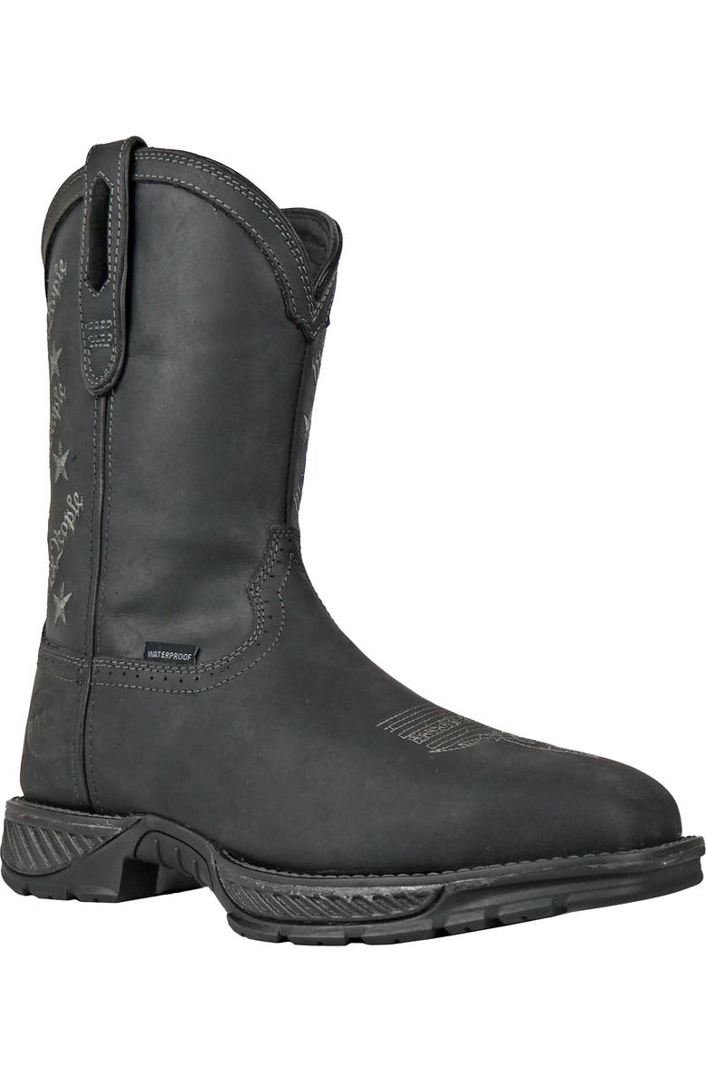 Hoss Boot Company HOSS We The People Western Composite Toe Work Boot, Main, color, Black