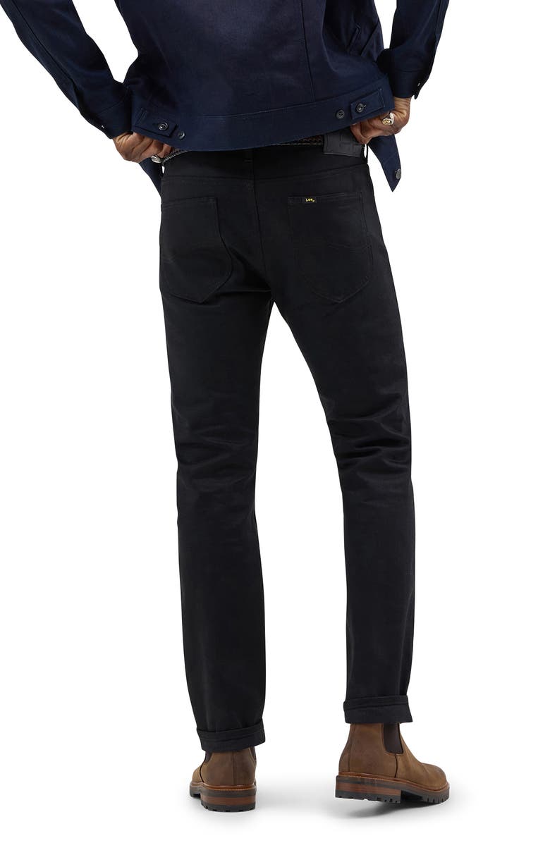 Lee 101 S Regular Tapered Leg Jeans, Alternate, color, Dry Black