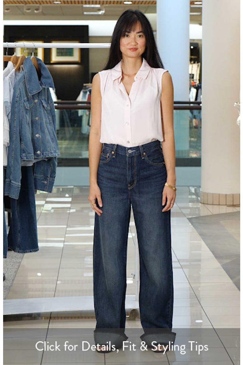 Ribcage High Waist Wide Leg Jeans video