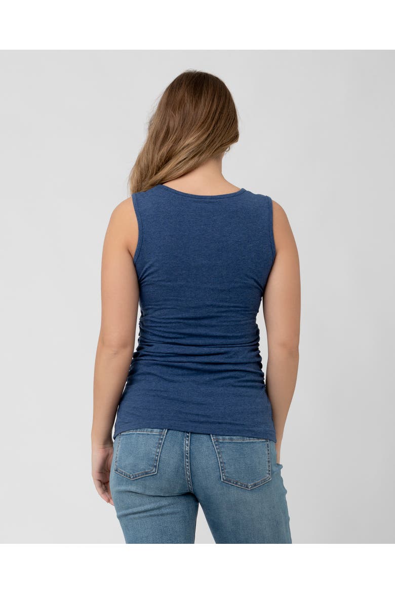 Organic Nursing Tank, Alternate, color, Denim Marle