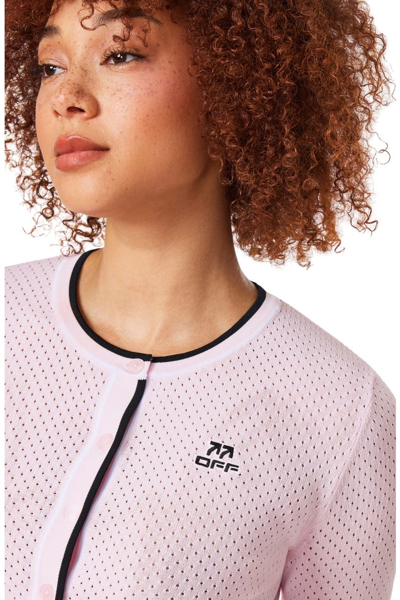 Mesh Cardigan, Alternate, color, CRADLE PINK