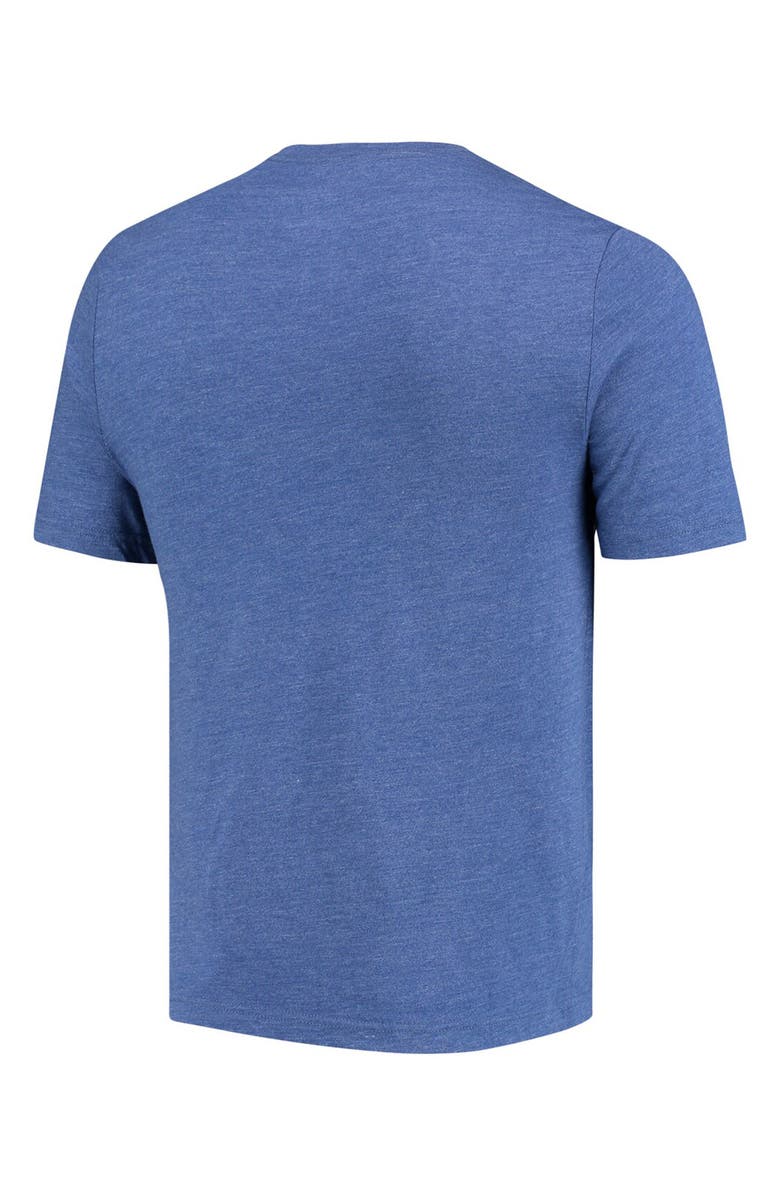 FANATICS Men's Fanatics Branded Heathered Royal Toronto Blue Jays Weathered Official Logo Tri-Blend T-Shirt, Alternate, color, 