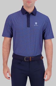 Ben Sherman Retro Geo Performance Golf Polo