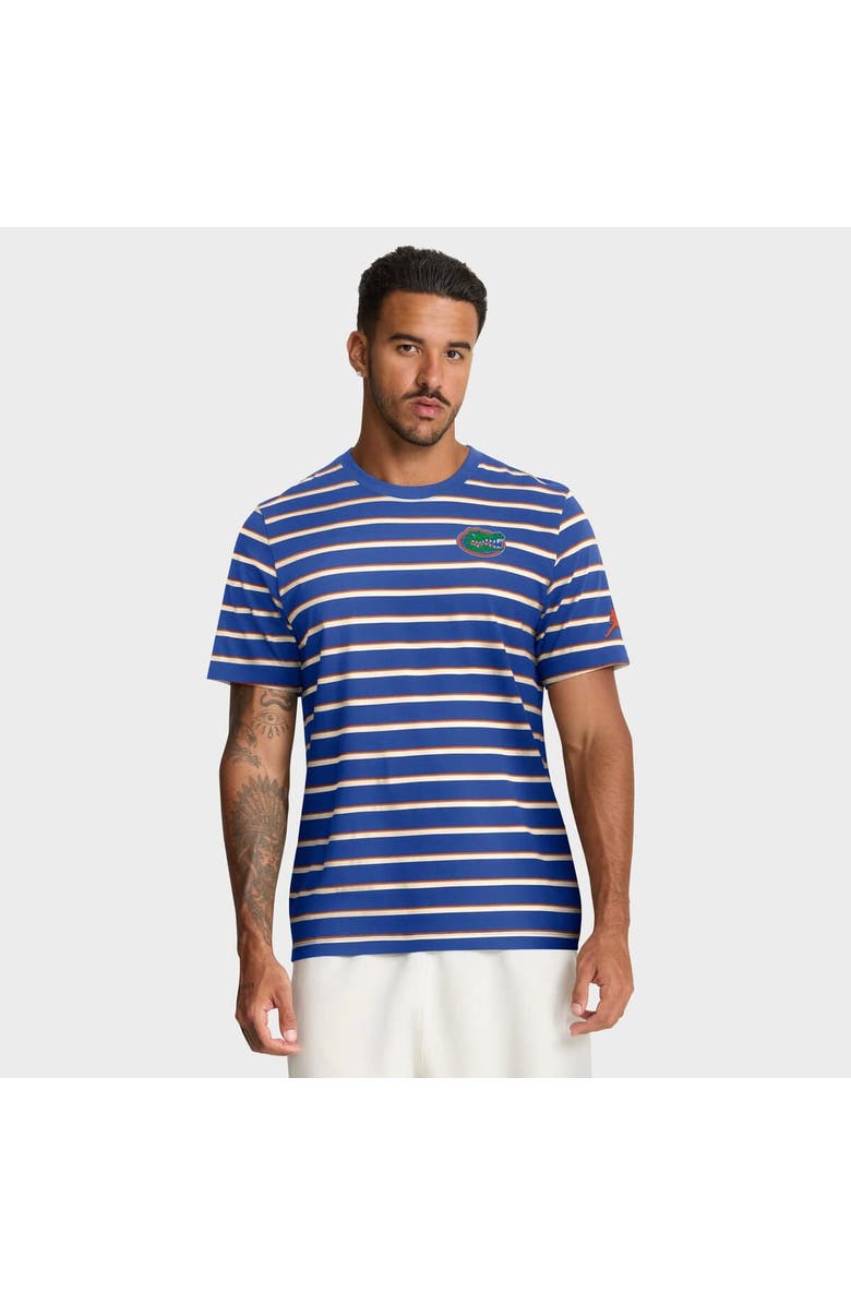 Jordan Brand Men's Jordan Brand Royal Florida Gators Athletic Prep Legacy Summit Stripe T-Shirt, Main, color, Royal