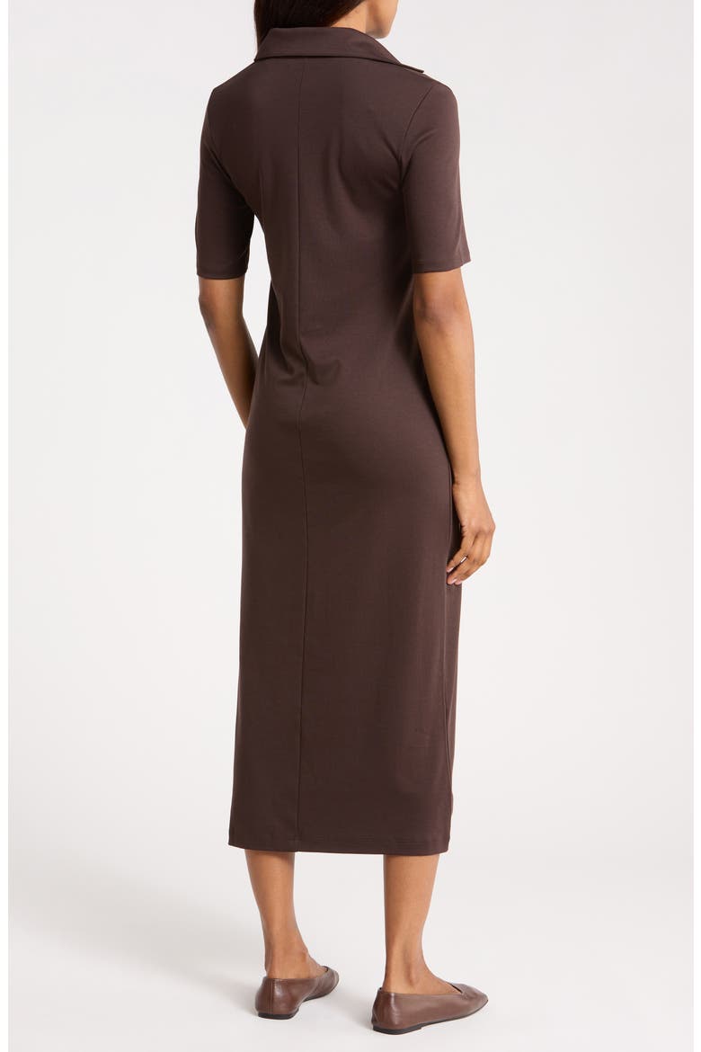 Short Sleeve Cotton Polo Dress (Women) | Nordstromrack