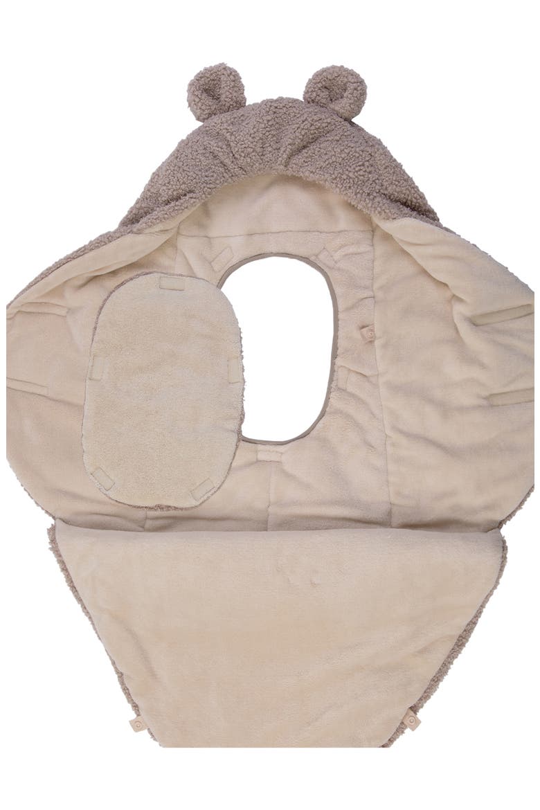 Nido Teddy Wrap Swaddle, Alternate, color, OATMEAL