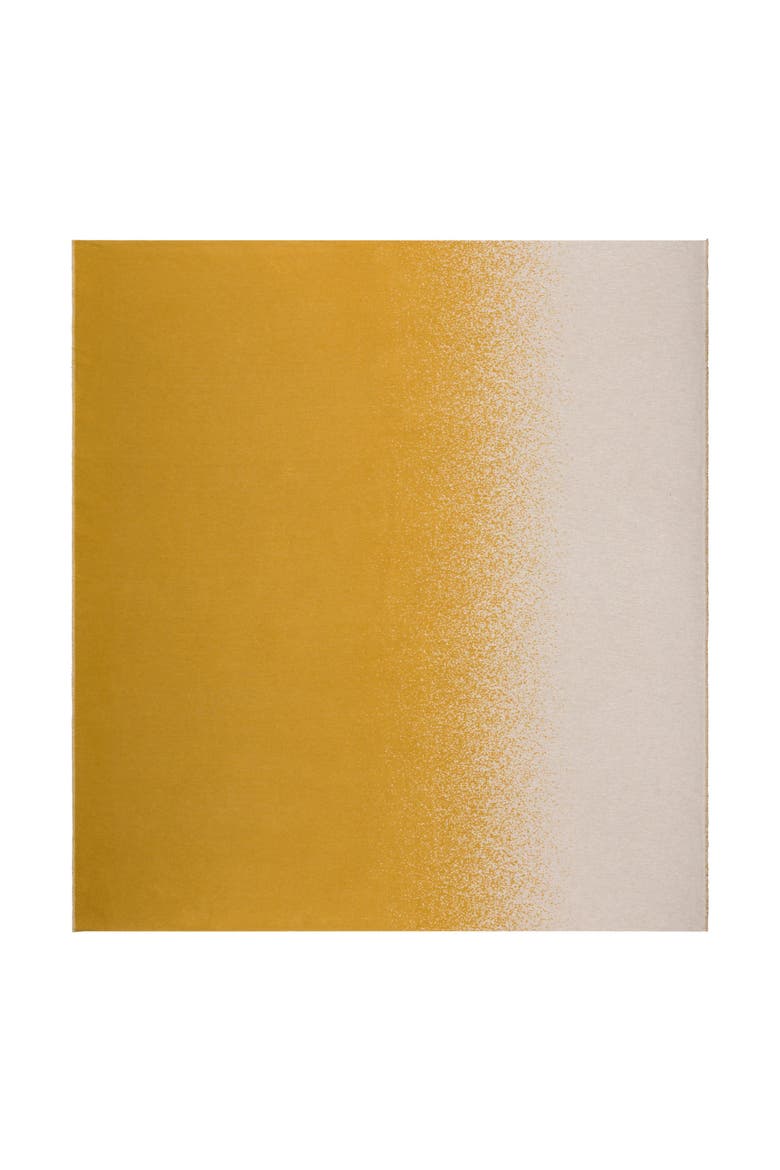 Luca Gradient Bedspread, Main, color, Yellow/Grey