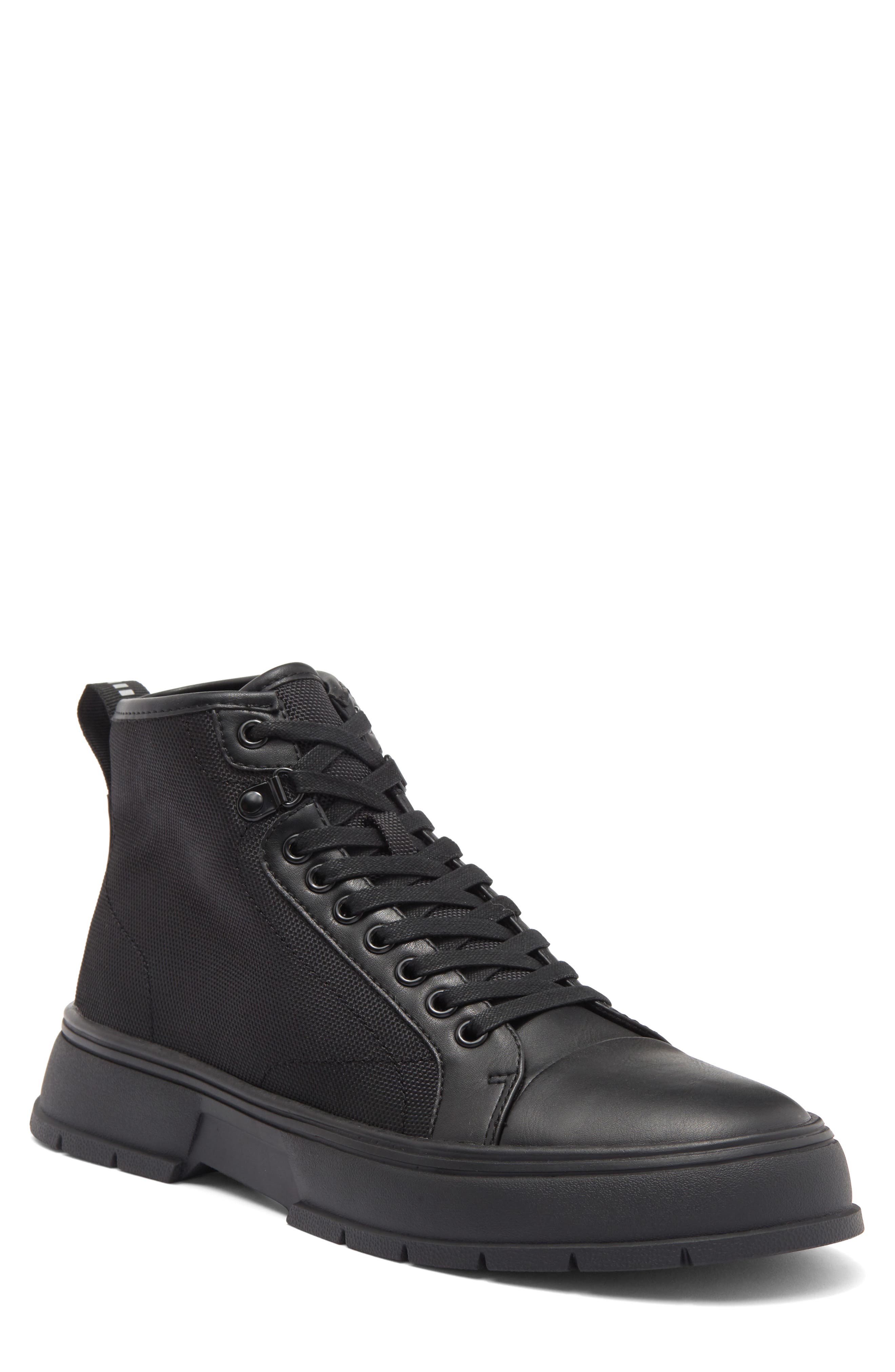 Abound Maxx Nylon Lace-Up Boot, Main, color, Black