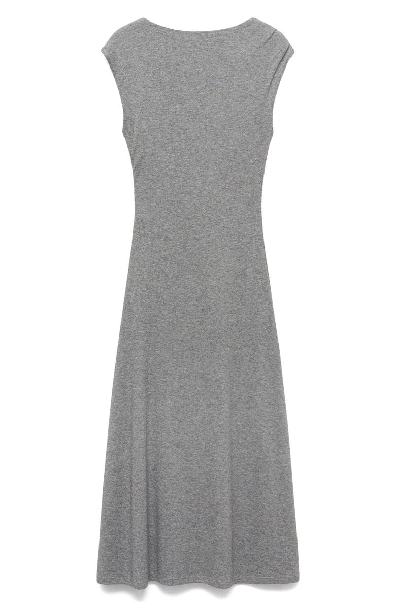 MANGO Structured Shoulder Midi Sweater Dress, Alternate, color, 