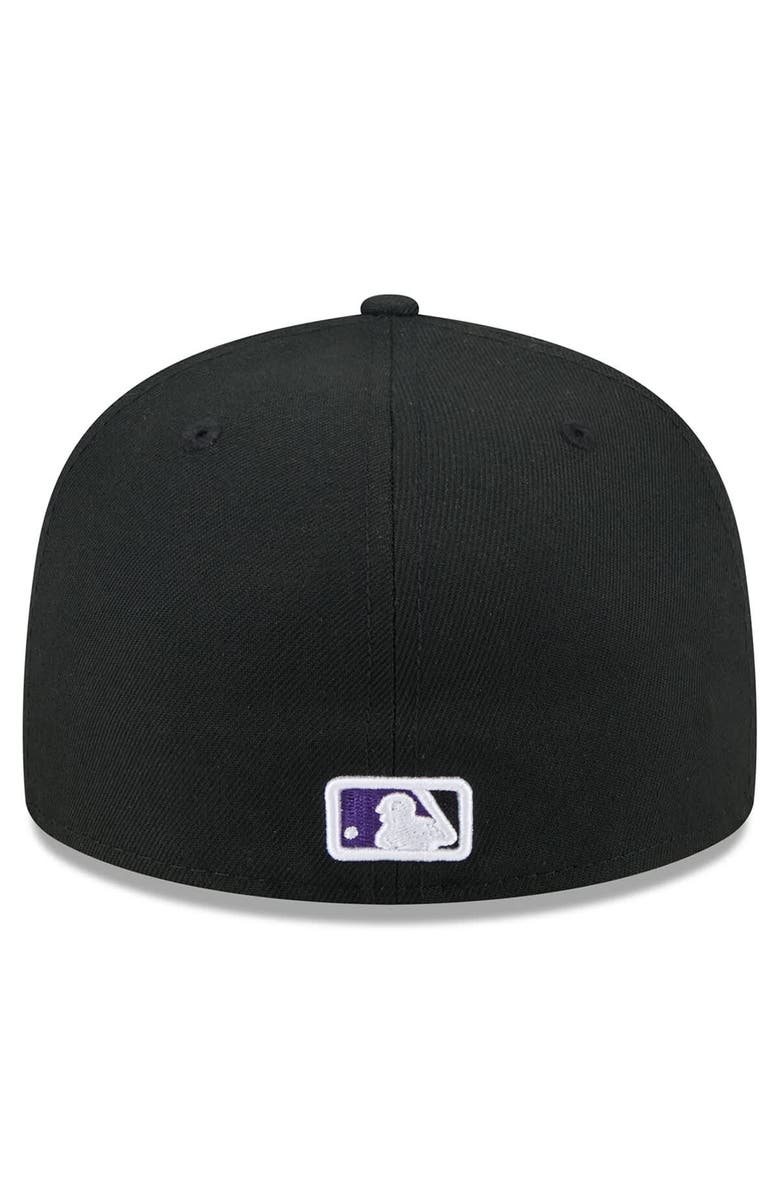 New Era Men's New Era  Black Colorado Rockies 2025 Jackie Robinson Day 59FIFTY Fitted Hat, Alternate, color, 