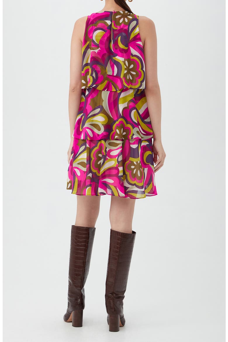 Stride Tiered Dress, Alternate, color, TRINA PINK MULTI