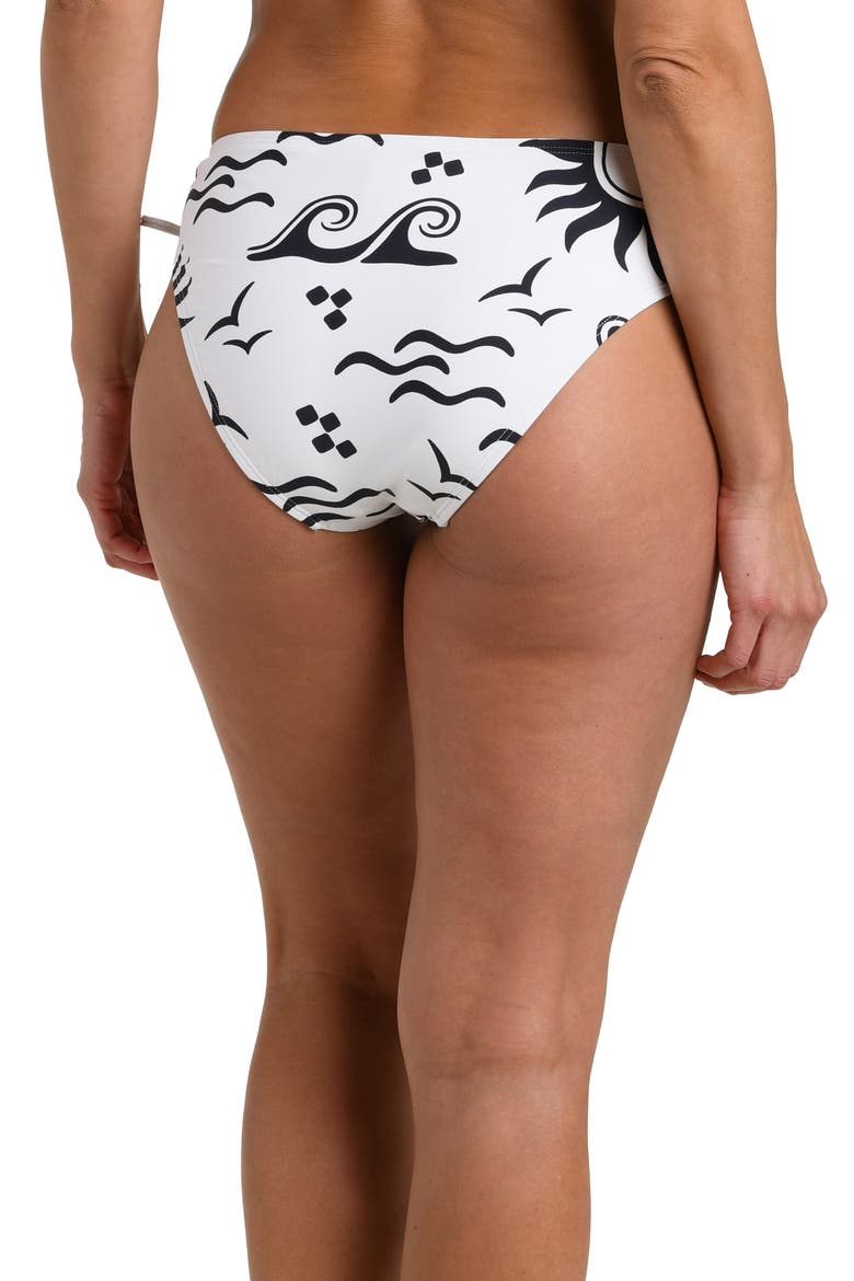 Waves of Rio Side Tie Bikini Bottoms, Alternate, color, IVORY