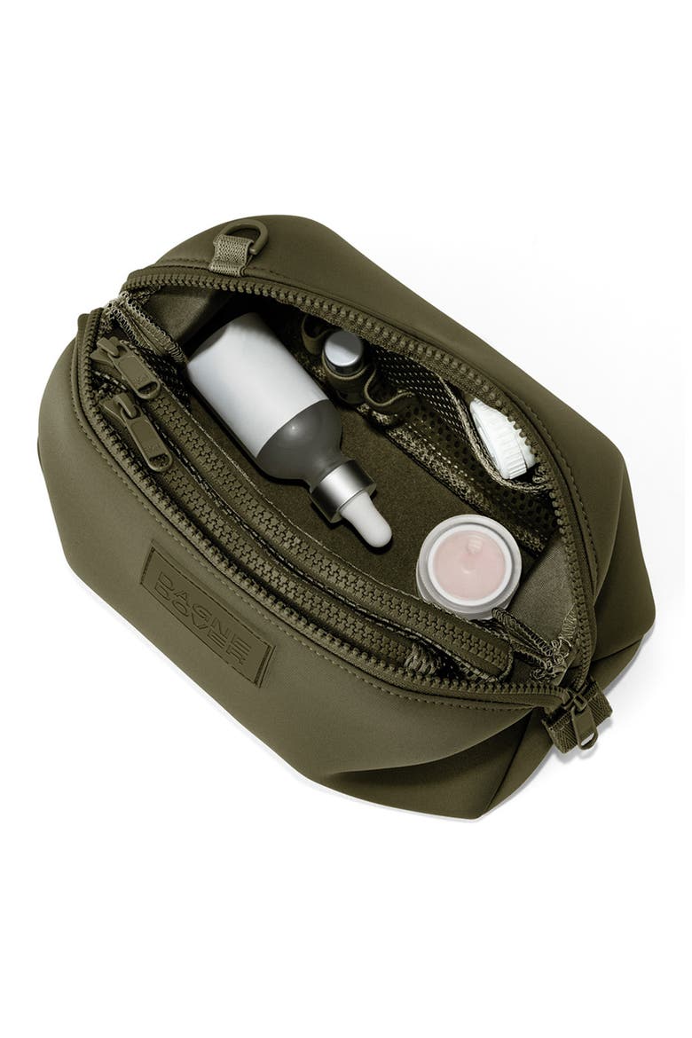 Hunter Large Neoprene Toiletry Bag, Alternate, color, DARK MOSS