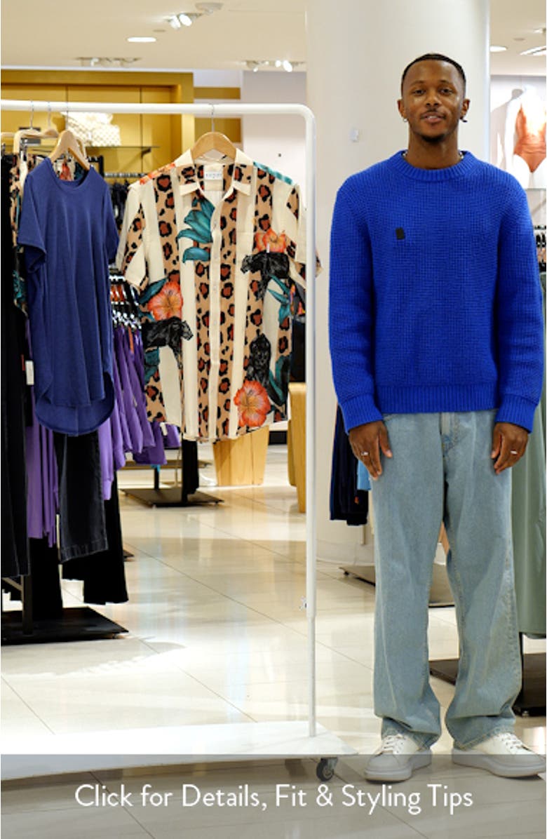 Tailored Fit Leo Pantera Waterproof Short Sleeve Performance Button-Up Shirt, sales video thumbnail