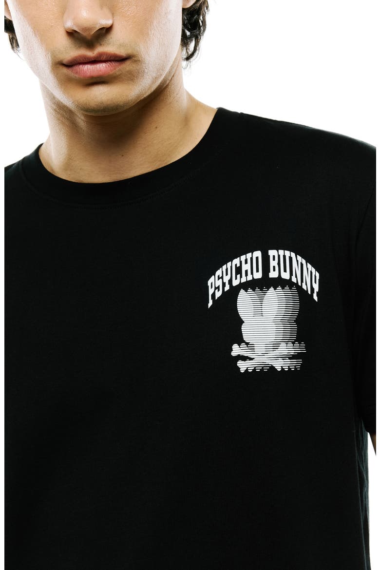 Nathaniel Back Graphic Pima Cotton Graphic T-Shirt, Alternate, color, BLACK