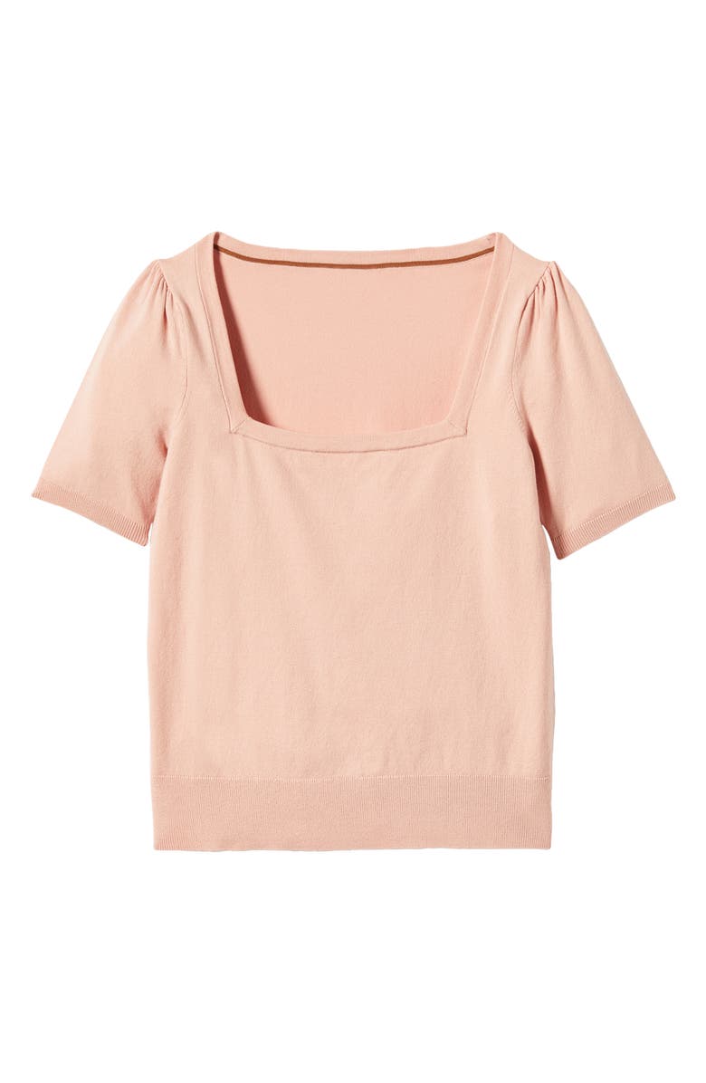 Boden Square Neck Knit Top, Alternate, color, 