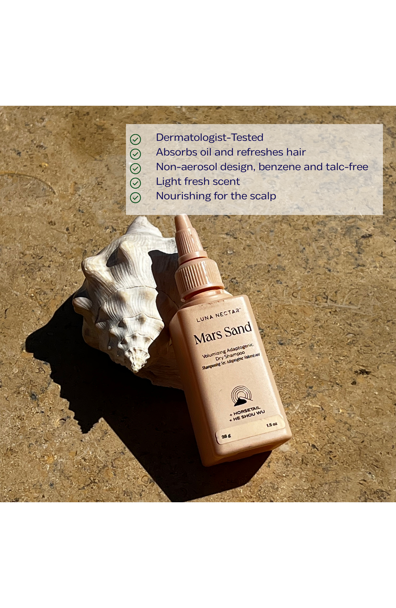 Luna Nectar Mars Sand Volumizing Adaptogenic Dry Shampoo, Alternate, color, Coral