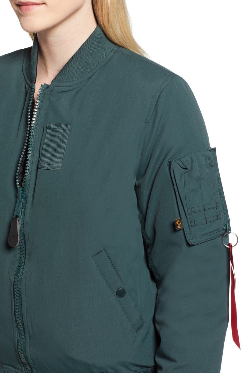 Alpha Industries MA-1 Down Bomber Jacket, Alternate, color,