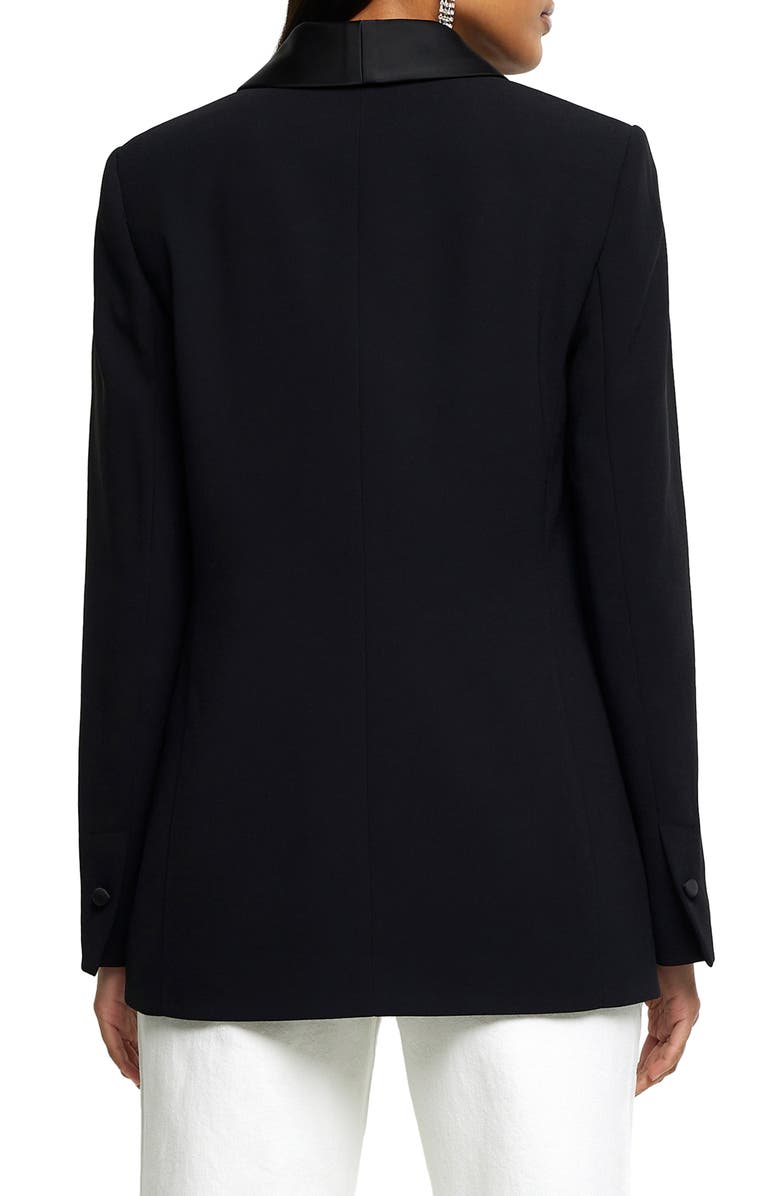 River Island Shawl Collar Tuxedo Blazer, Alternate, color, 