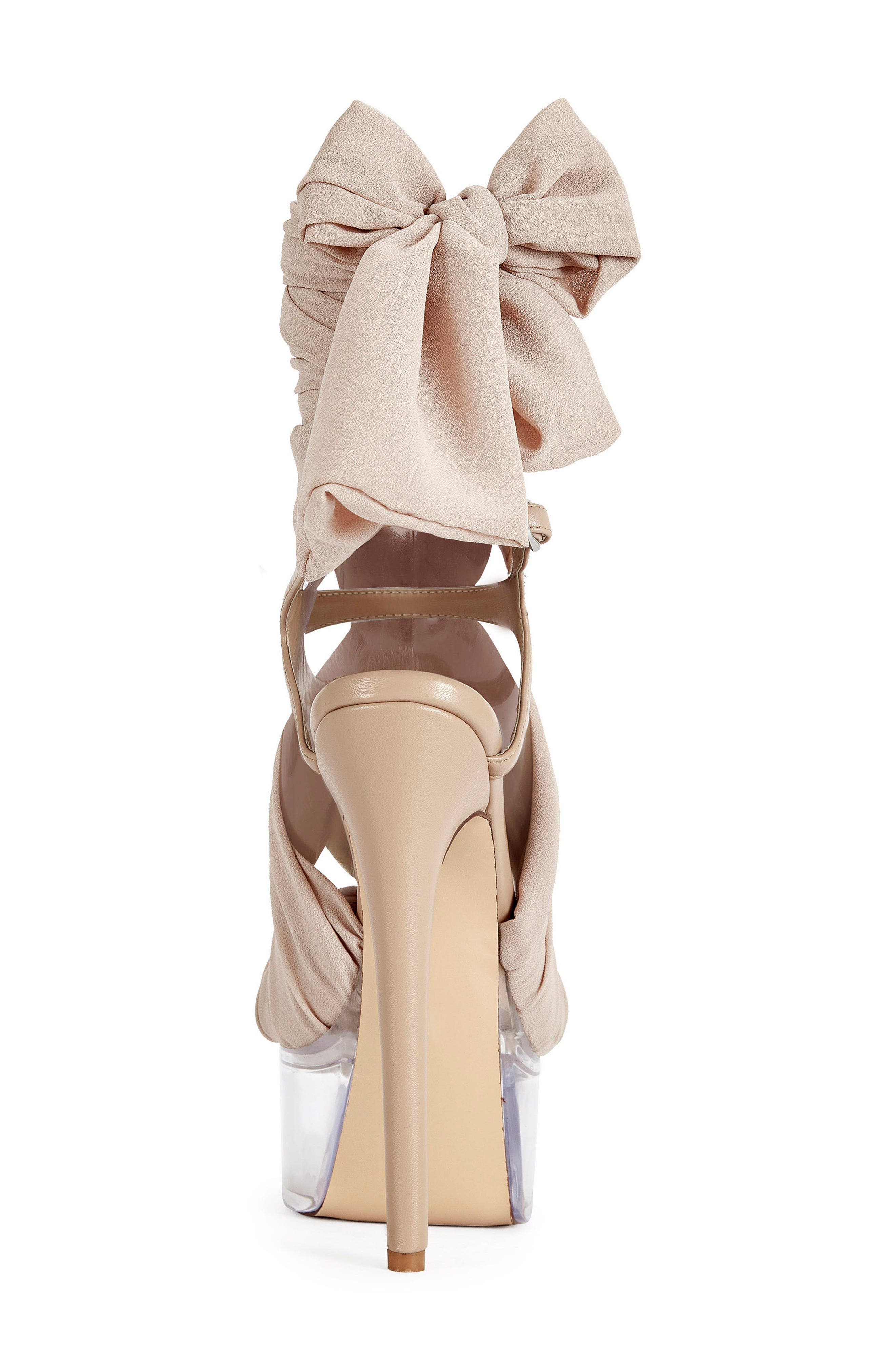 AZALEA WANG Beauden Ankle Strap Platform Sandal, Alternate, color, 