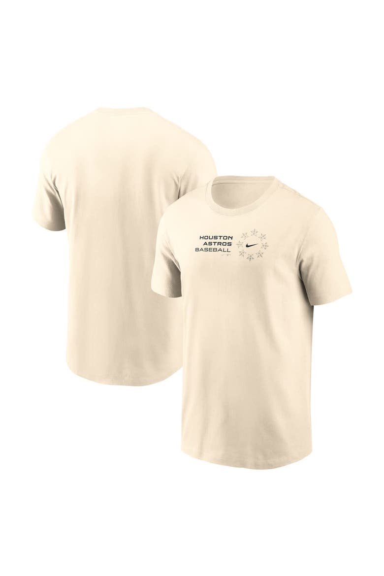 Men's Nike Natural Houston Astros Pinwheel Lockup T-Shirt, Main, color, Natural