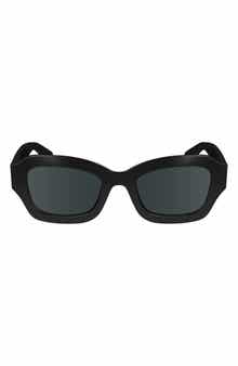 Longchamp Heritage 50mm Cat Eye Sunglasses