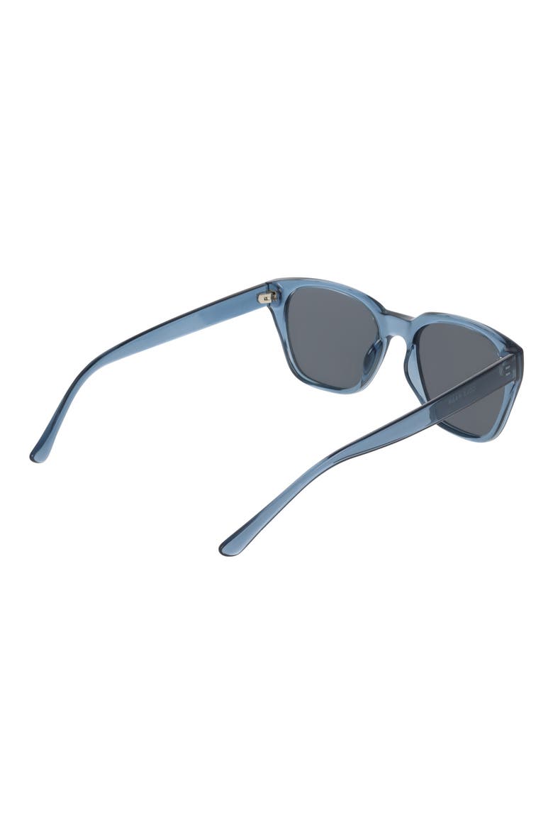 54mm Modified Rectangular Sunglasses, Alternate, color, CRYSTAL BLUE