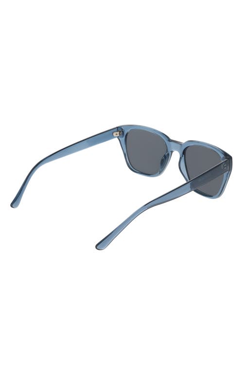 Cole Haan 54mm Modified Rectangular Sunglasses In Crystal Blue