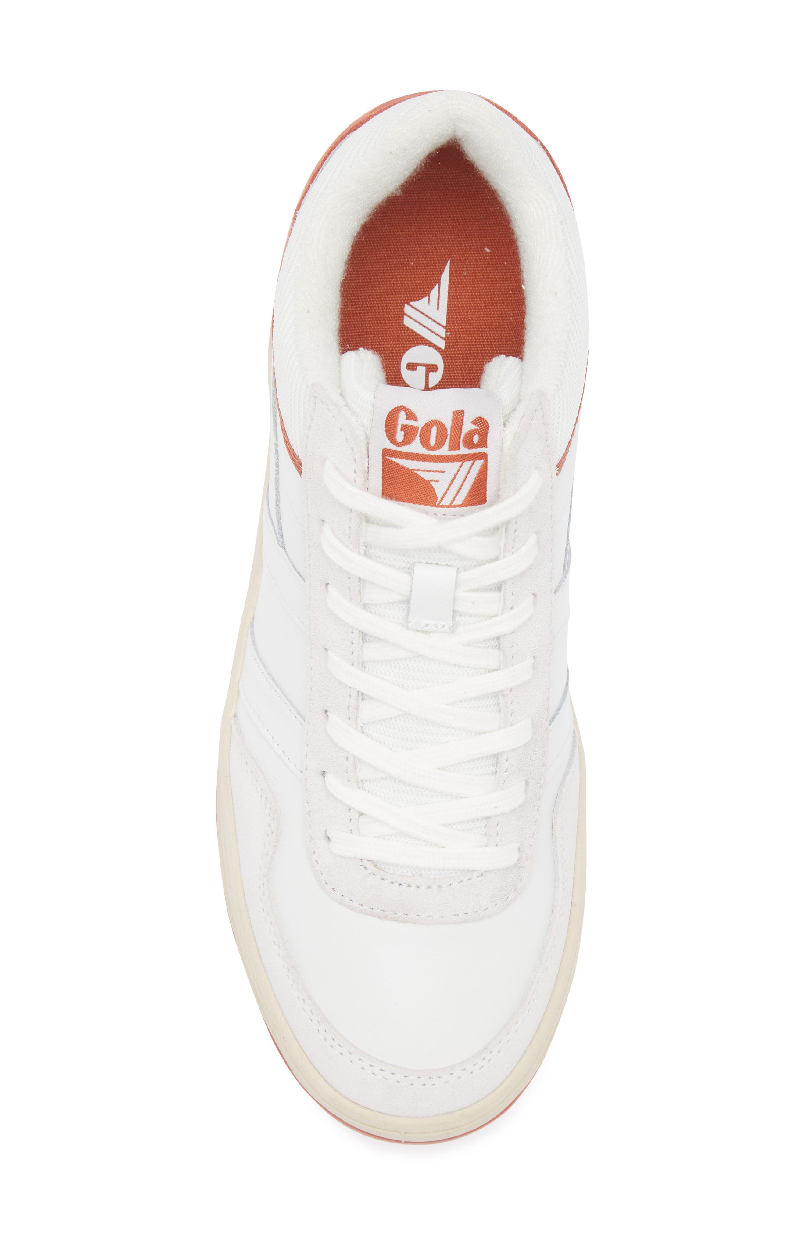 Swerve Sneaker, Alternate, color, WHITE/ WHITE/ ORANGE SPICE