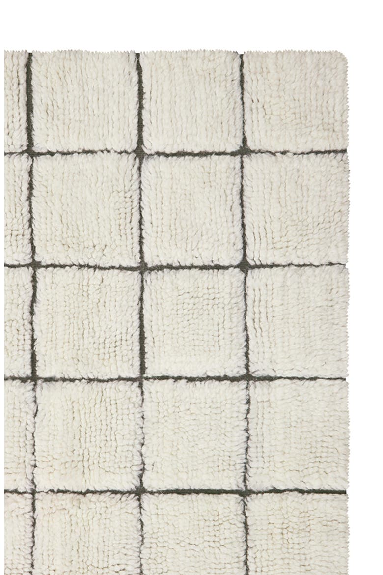 WoolableMosaic Washable Wool Rug, Alternate, color, NATURAL